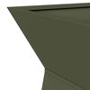 vidaXL Pillar Planter 2 pcs Olive 35 x 35 x 73 cm