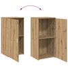 vidaXL Storage Cabinet Artisan Oak 50x45x103.5 cm Engineered Wood