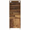 vidaXL Highboard Old Wood 69.5 x 34 x 180 cm Engineered Wood