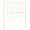 vidaXL Bed Frame without Mattress White 90x200 cm Solid Wood Pine