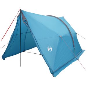 vidaXL Canopy Tent Water-Resistant Blue 185T Polyester with PU Coating