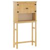 vidaXL Bathroom Washing Machine Cabinet "Corona" Solid Wood Pine