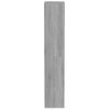 vidaXL Shoe Cabinet Grey Sonoma 54x34x183 cm Engineered Wood