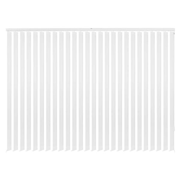vidaXL Vertical Blinds White Fabric 150x180 cm