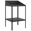vidaXL Plant Stand Anthracite 56.5x54.5x100 cm Galvanised Steel