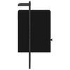 vidaXL Bedside Cabinets Wall-mounted 2 pcs Black 40x30x61 cm Engineered Wood