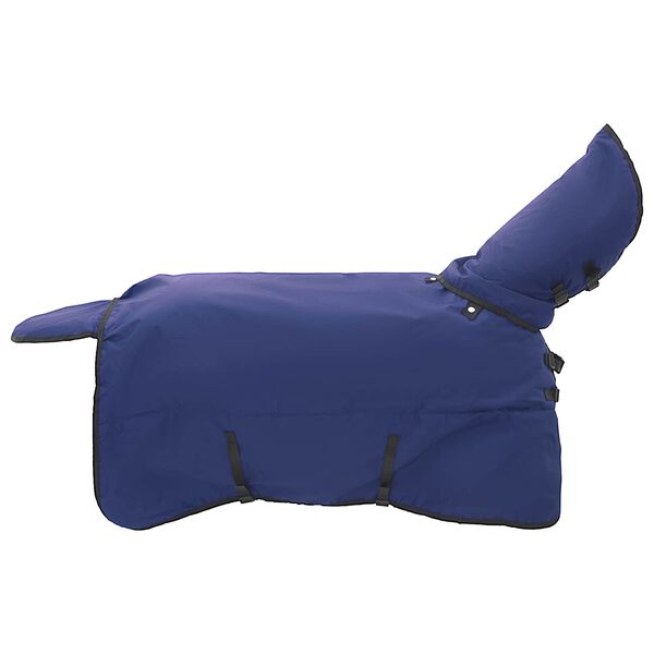vidaXL Horse Blanket Full Navy Blue 165 cm Polyester