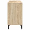 vidaXL Sink cabinet with Shelf with Storage Sonoma Oak 80 x 33 x 60 cm