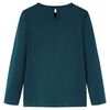 Kids' T-shirt with Long Sleeves Dark Green 104