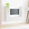 vidaXL TV Cabinet Set 6 pcs White Engineered Wood