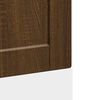 vidaXL Dishwasher Panel Porto Brown Oak 60x1.5x67 cm Engineered Wood