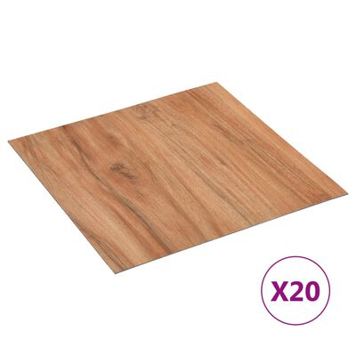vidaXL Self-adhesive Flooring Planks 20 pcs PVC 1.86 m² Light Wood