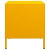vidaXL Bedside Cabinet&nbsp;Mustard Yellow 35x39x43.5 cm Steel