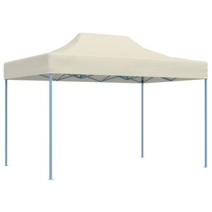 vidaXL Party Tent 280 x410 x 315 cm Cream Oxford Fabric