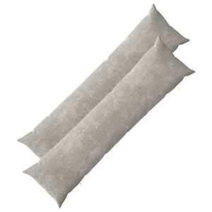 vidaXL Cushion Cover 2 pcs HEERLEN Light Grey 40 x 145 cm