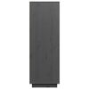vidaXL Highboard Grey 60x40x116.5 cm Solid Wood Pine