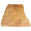 vidaXL Table Top 180x40x2.5 cm Live Edge Solid Wood Mango