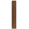 vidaXL Shoe Cabinet Brown Oak 59x17x108 cm Engineered Wood