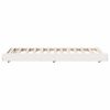 vidaXL Bed Frame White 100 x 200 cm Solid Pine Wood