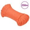 vidaXL Work Rope Orange 3 mm 250 m Polypropylene