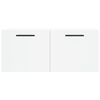 vidaXL Wall Cabinet White 80x36.5x35 cm Engineered Wood