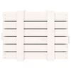 vidaXL Storage Box White 58x40.5x42 cm Solid Wood Pine