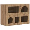 vidaXL Sideboard ELST Artisan Oak 80.5 x 35 x 59 cm Engineered Wood