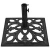 vidaXL Umbrella Base Black 47x47x33 cm Cast Iron