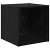 vidaXL TV Cabinet Set 2 pcs Black 37 x 35 x 37.5 cm Engineered Wood
