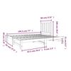 vidaXL Pull-out Day Bed without Mattress White 2x(90x190) cm