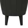 vidaXL 3-in-1 Ice Cooler Table Black Polypropylene
