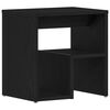 vidaXL Bedside Cabinet Black oak 40 x 30 x 40 cm Engineered wood