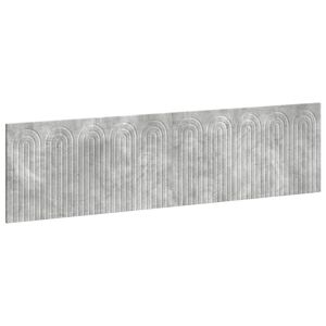 vidaXL Wall-Mounted Headboard ALKMAAR Concrete Grey Engineered Wood