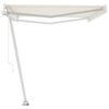vidaXL Freestanding Manual Retractable Awning 500x350 cm Cream
