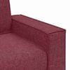 vidaXL Sofa Wine Red 220 x 78 x 84 cm Fabric