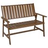 Lesli Living Garden Bench Calgary 120x66x91 cm Teak Look