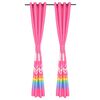 vidaXL Children's Printed Blackout Curtains 2 pcs 140x240 cm Pink