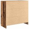 vidaXL Sideboard with Drawer Old Wood 80x34x76 cm Engineered Wood