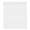 vidaXL Sink Cabinet with Built-in Basin White Engineered Wood