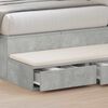 vidaXL Bed Drawers Concrete Grey 80 x 36.5 x 16.5 cm Engineered Wood