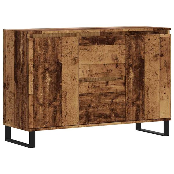 vidaXL Sideboard Old Wood 101.5x35x70 cm Engineered Wood