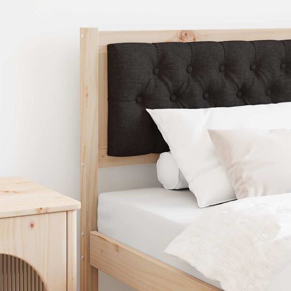 vidaXL Headboard Other Brown and black 75 cm Solid pine wood