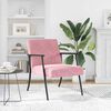 vidaXL Armchair Pink 59 x 75 x 78 cm Velvet