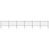 vidaXL Garden Fence with Spear Top Steel 1005x120 cm Black