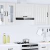 vidaXL Kitchen Wall Cabinet Lucca High Gloss White Engineered Wood