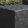 vidaXL Furniture Cover Plain Black 64 x 64 x 65 cm 420D Oxford Fabric