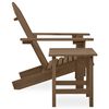 vidaXL Garden Adirondack Chair with Table Solid Fir Wood Brown