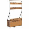 vidaXL Clothes Rack Old Wood 100 x 41 x 184 cm Engineered Wood