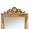 vidaXL Free-Standing Mirror Gold 45x180 cm