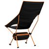 vidaXL Foldable Camping Chairs 2 pcs Black Oxford Fabric and Aluminium